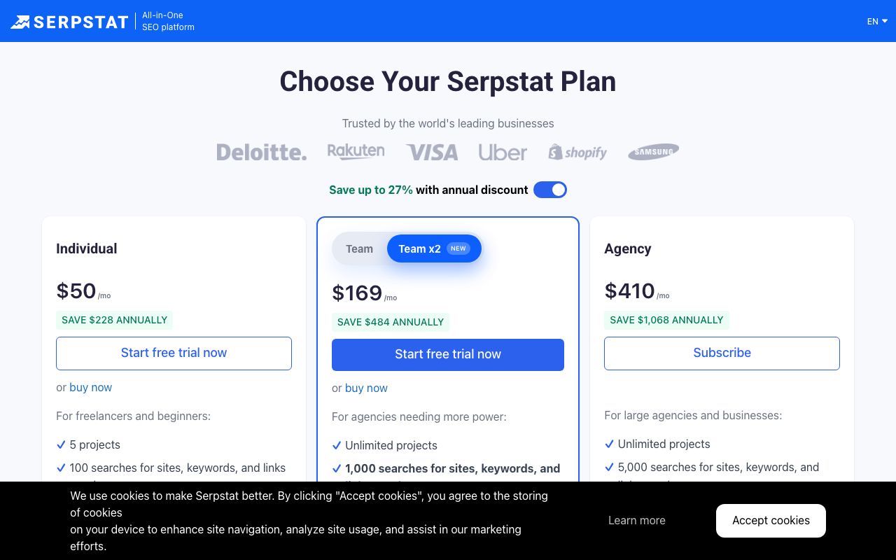 serpstat.com pay page