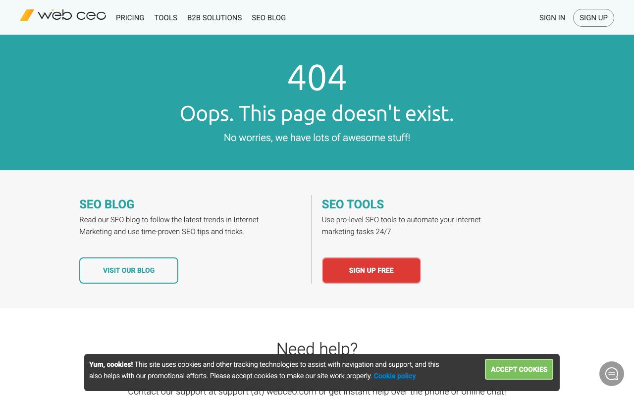 webceo.com white label seo page