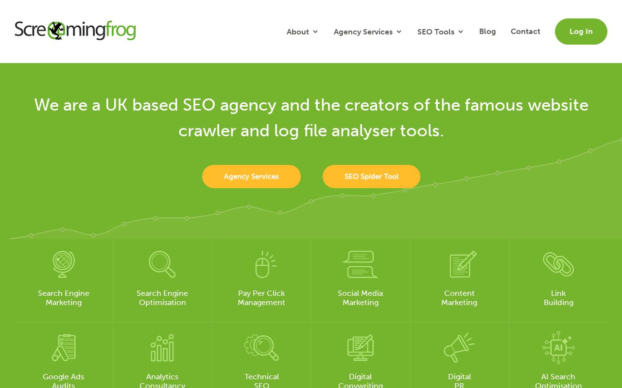 screamingfrog.co.uk homepage